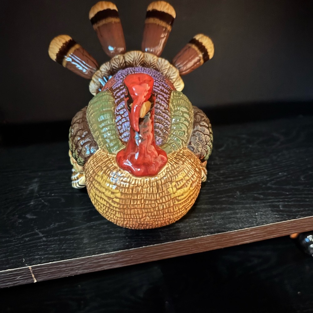 Colorful Turkey Figurine